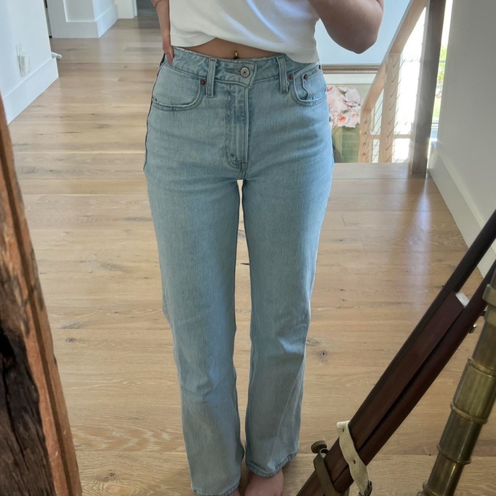 Abercrombie & Fitch Light Blue High Rise Jeans 90s